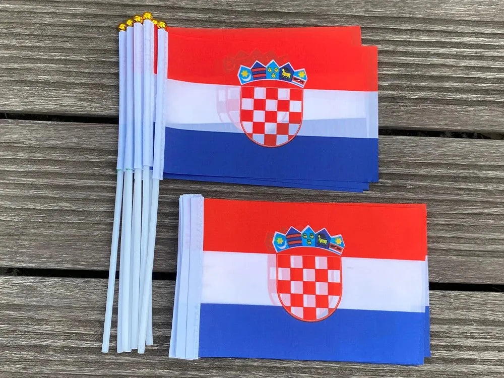 Drapeau à Main Croatie