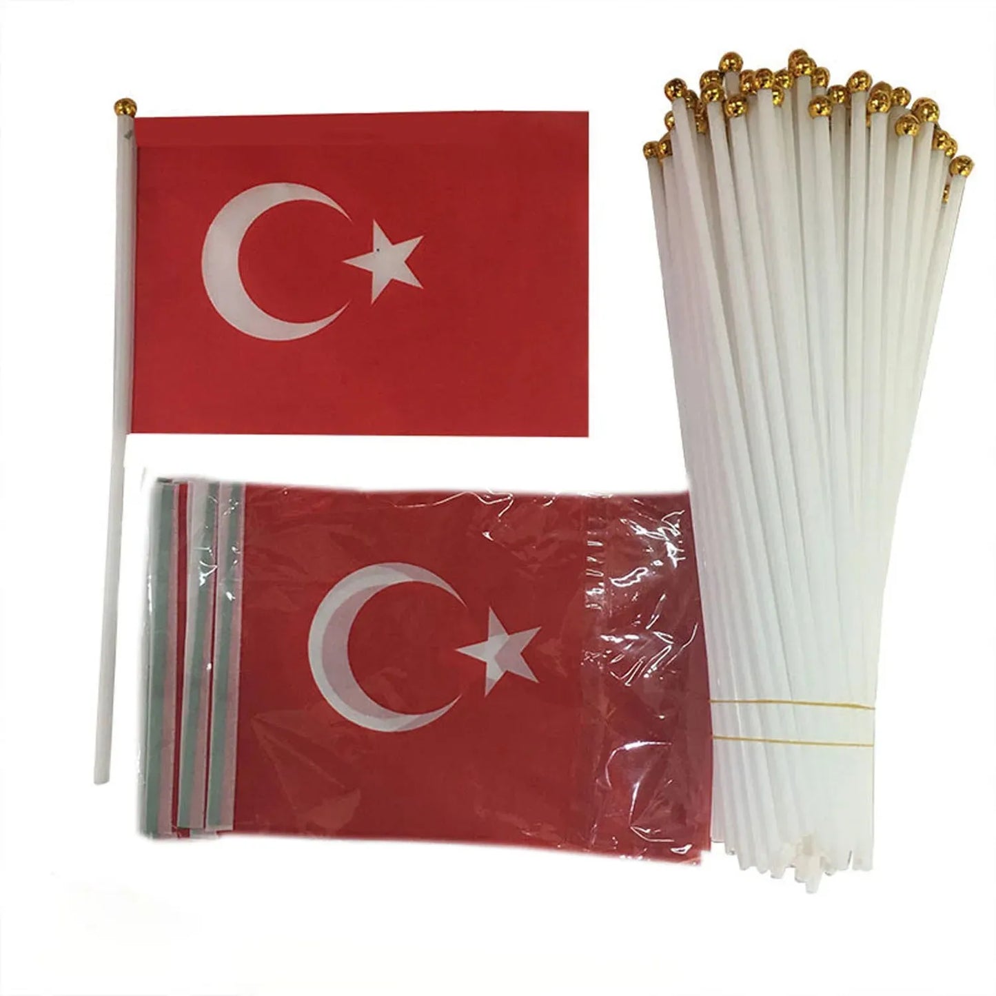 Drapeau à Main Turquie