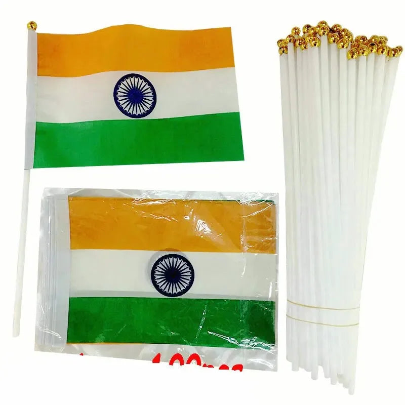 Drapeau à Main Inde