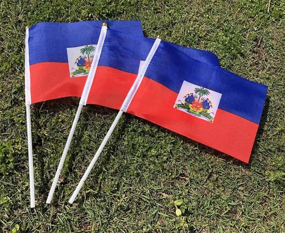 Drapeau à Main Haïti