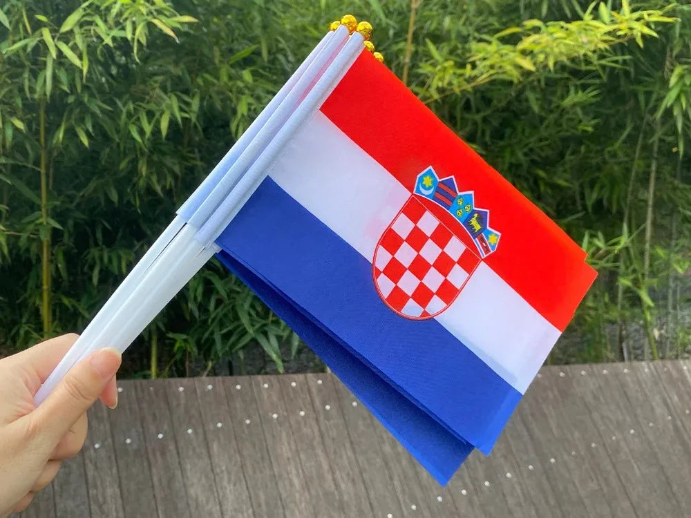 Drapeau à Main Croatie