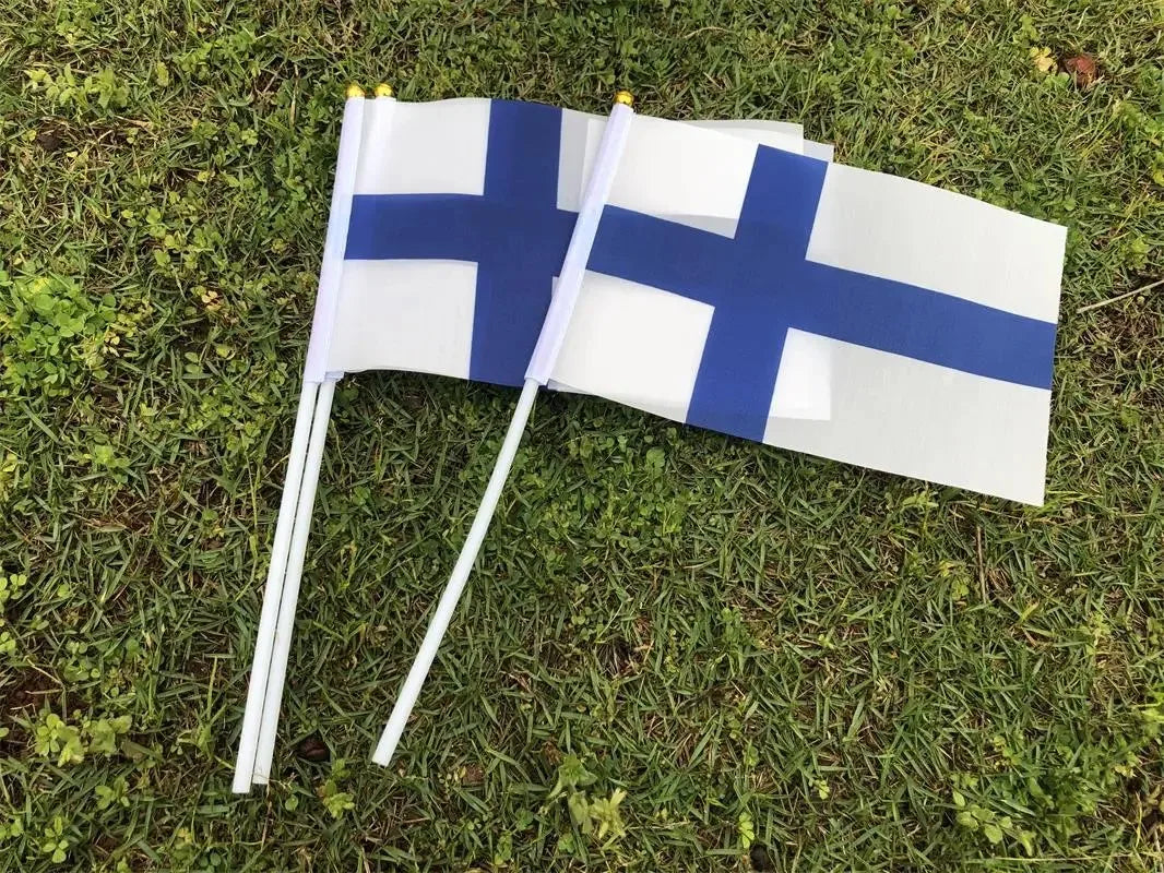 Drapeau à Main Finlande