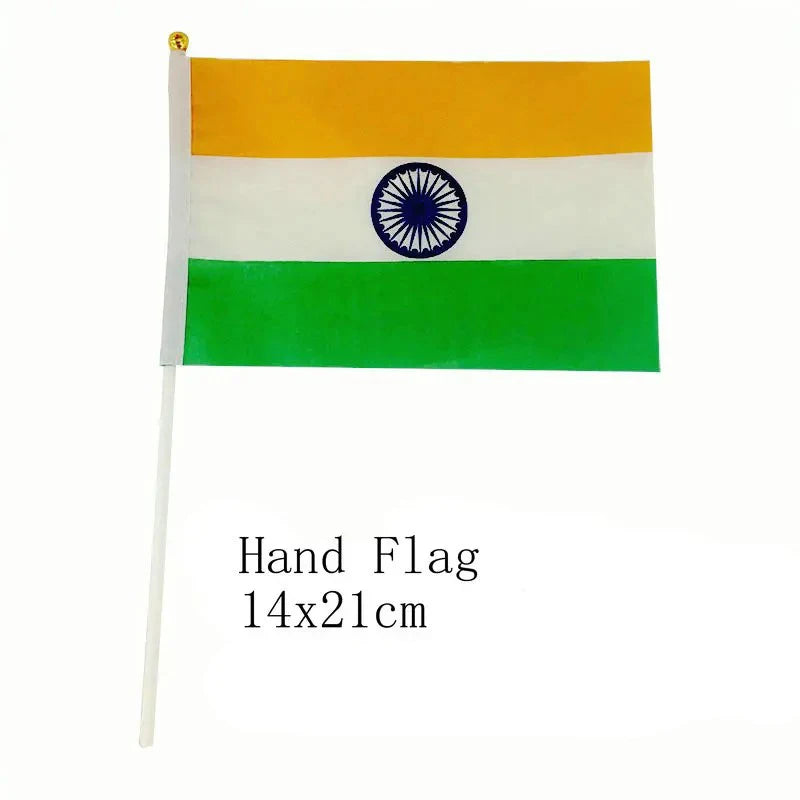 Drapeau à Main Inde