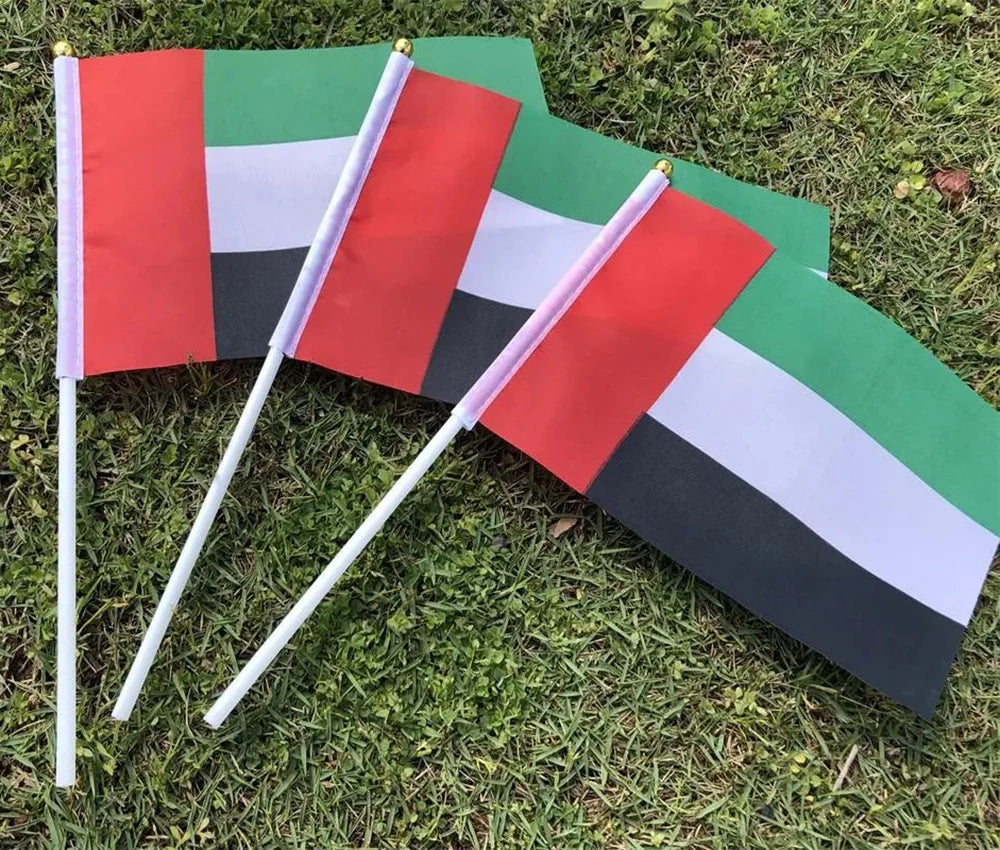 Drapeau à Main Emirats Arabes Unis