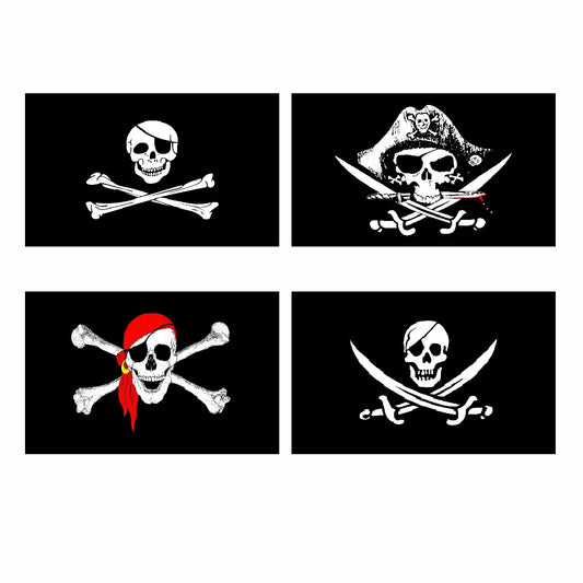 Drapeau Décoratif Tête de mort - Pirate Jolly Roger