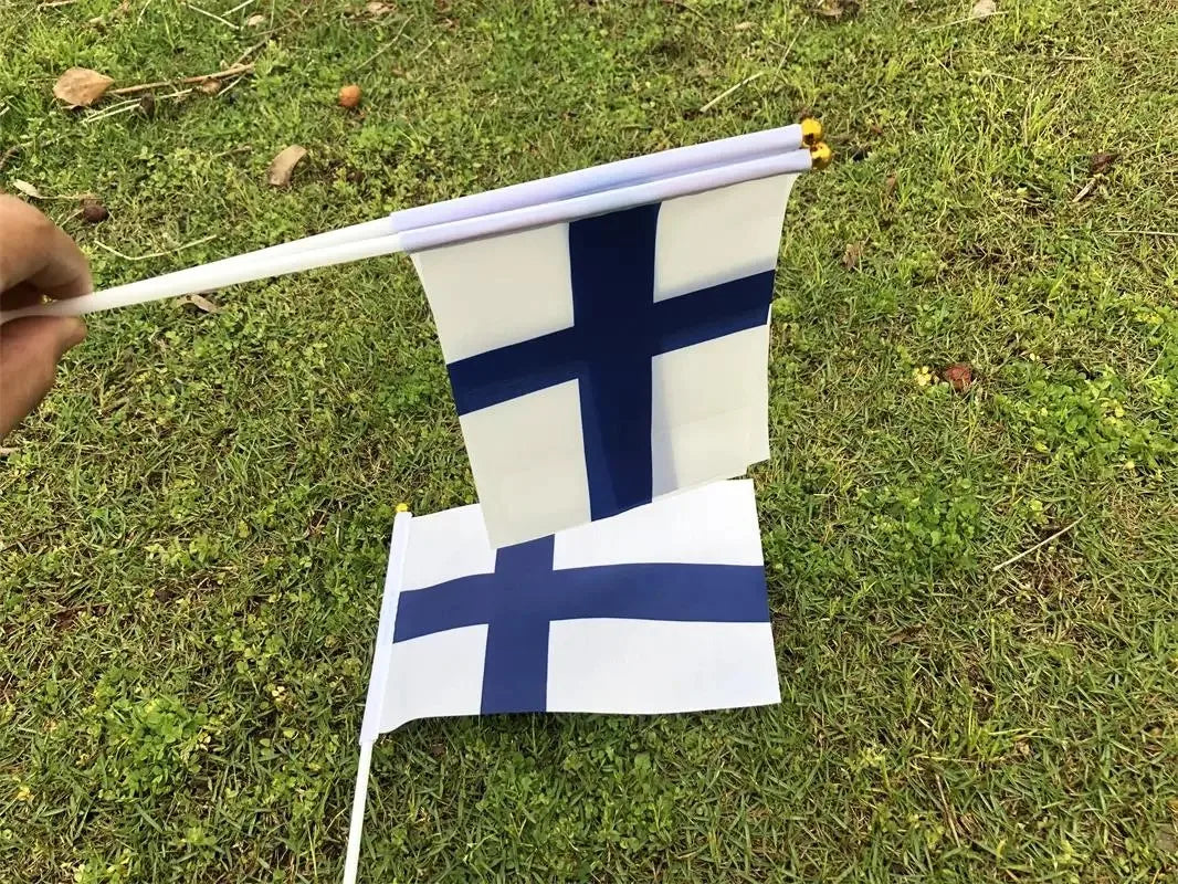 Drapeau à Main Finlande