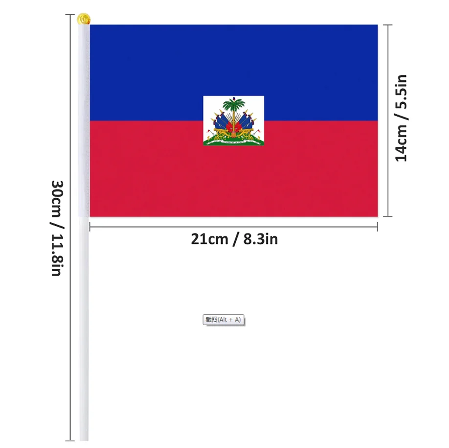 Drapeau à Main Haïti